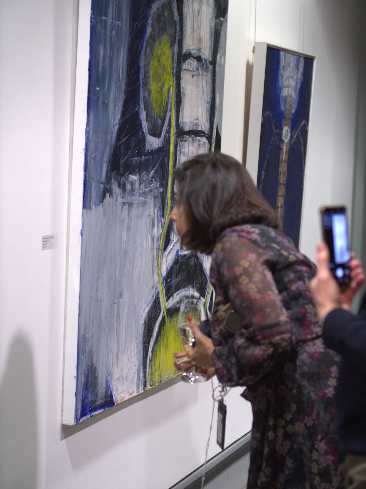 Visitors at the opening viewing of The Cure exhibition